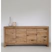 Discover our Reclaimed Oak Sideboard with 4 doors, blending rustic charm and modern elegance. Perfect for any living space or dining room decor.