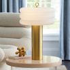 Illuminate your space with the Alphaville Table Lamp, a stylish blend of modern design and functionality perfect for any room.