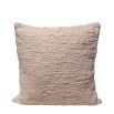 Pink toned textured cushion