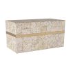 Beige fragmented effect storage box