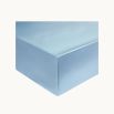 Summerhill Blue Silk Fitted Sheet