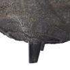 Textured style planter with three feet