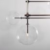 Schwung Soap 6DT Chandelier - Black Gunmetal