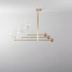 Universe Chandelier - Natural Brass