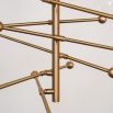 Schwung RD15 8-Arm Chandelier - Natural Brass