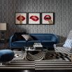 round stainless steel coffee table with smoke glass top