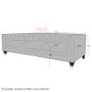 Balfour Designer Sofa Collection 4 Seater Sofa