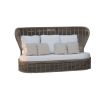 A luxury outdoor sofa from the Willow's Outdoor collection with a bespoke upholstery 