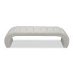 A stylish bench by Liang & Eimil with a beautiful boucle upholstery