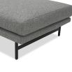 A sophisticated bench by Liang & Eimil with a gorgeous grey upholstery