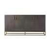 Stunning shagreen effect sideboard with brass accents