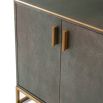 Stunning shagreen effect sideboard with brass accents