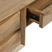 contemporary mid-century inspired weathered natural oak desk