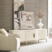 Captivating side cabinet/ media unit with dainty champagne details