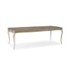 Sumptuously elegant extendable dining table with classic design