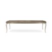 Sumptuously elegant extendable dining table with classic design