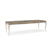 Sumptuously elegant extendable dining table with classic design