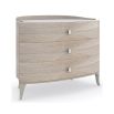 A luxury, curved bedside table by Caracole