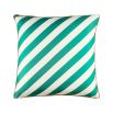Cabana Silk Cushion - Green