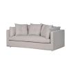 Luxury natural-toned polyester sofa 