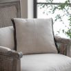 Whispering Linen Cushion - Black