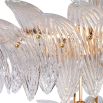 Glamorous chandelier with stunning clear glass design.