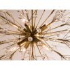 A sparkling and magical firework-style chandelier with crystal beads by Hudson Valley