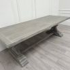 Cheshire Dining Table - French Grey - 260 cm
