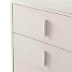 Illustrious chest of drawers with nickel accents