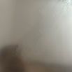 Sticker residue and slight scratching on side of chest