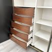 Luxury brown Caracole chest with champagne finish and abundance of storage