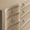 Breathtaking taupe and champagne finish, classical design chest of drawers 