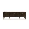 Divine sideboard unit in deep brown finish with subtle champagne details