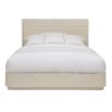 Pearl king size bed with curved headboard
