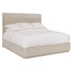 Pearl king size bed with curved headboard