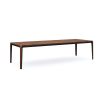 Elegant and traditional extendable wooden dining table
