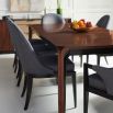 Elegant and traditional extendable wooden dining table