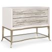 gorgeous marbled white bedside table