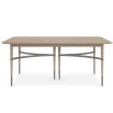 extendable wooden dining table