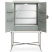 lovely mirrored bar cabinet