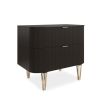 Odette Bedside Table - Chocolate