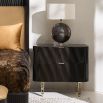 Odette Bedside Table - Chocolate