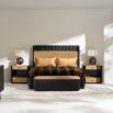Arabella Bedside Table - Chocolate