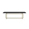 Brentel Dining Table - Gold & Marble