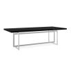 Elevate your dining experience with the Brentel Dining Table. Sleek chrome and elegant marble blend to create modern sophistication in any space.