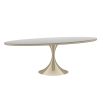 Elevate your dining space with the Semper Oval Dining Table in Gold. Measuring 244 cm, it combines elegance with functionality for unforgettable gatherings.
