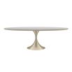 Semper Oval Dining Table - Gold - 244 cm