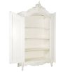 Classical White Mirrored Armoire