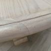 crack and mark on edge of table top