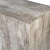 Concrete-like two door cabinet